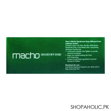 Macho Gentle Deodorant Soap, 110g - Image 2