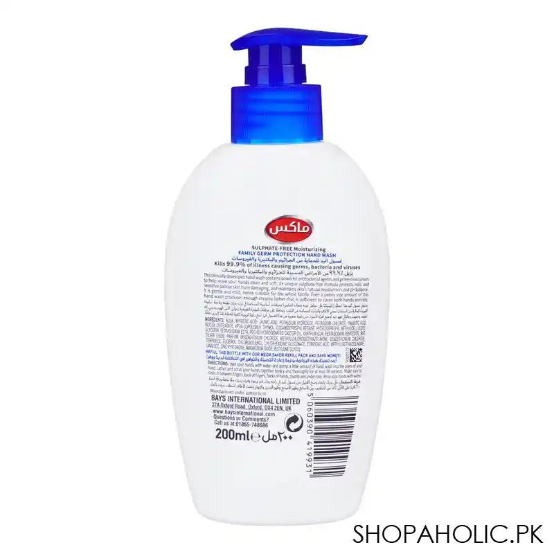 Mak's Alaska Moisturizing Germ Protection Hand Wash, Sulfate-Free, 200ml - Image 3