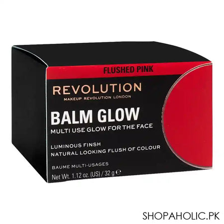 Makeup Revolution Balm Face Glow, Flushed Pink - Image 3