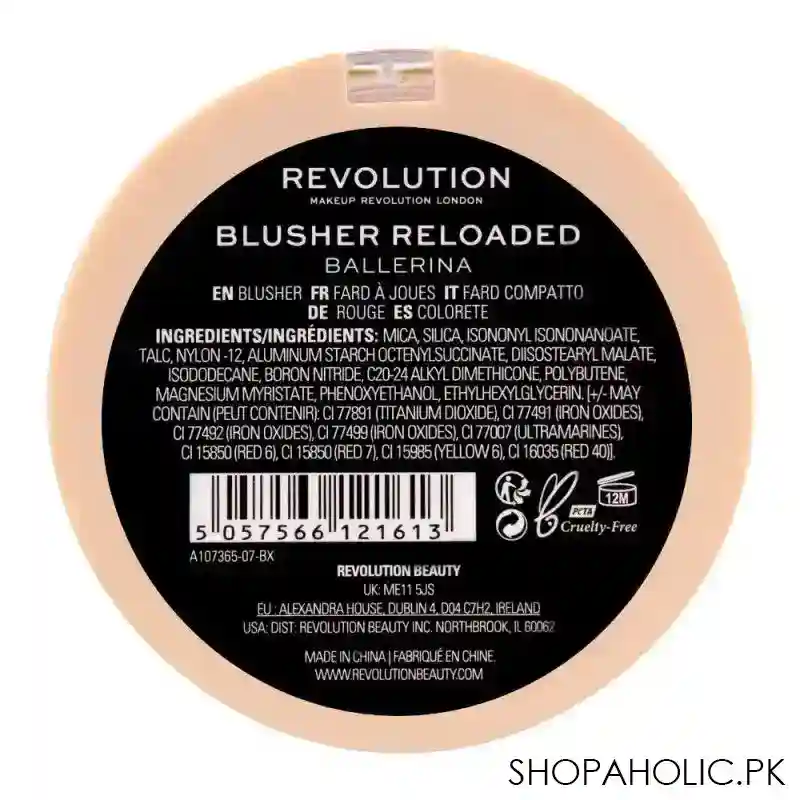 makeup revolution blusher reloaded, ballerina image3