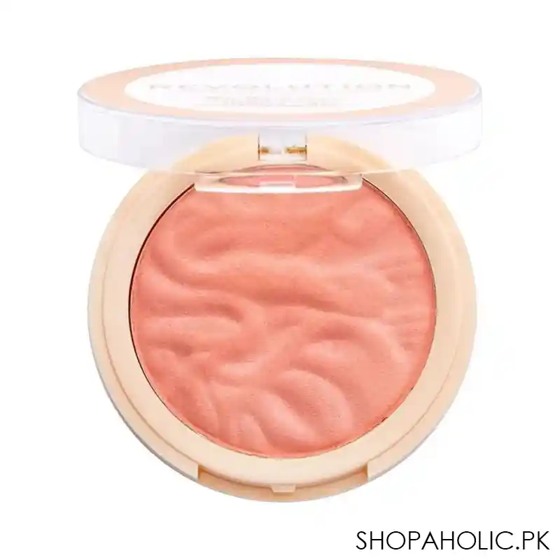 makeup revolution blusher reloaded, peach bliss image2