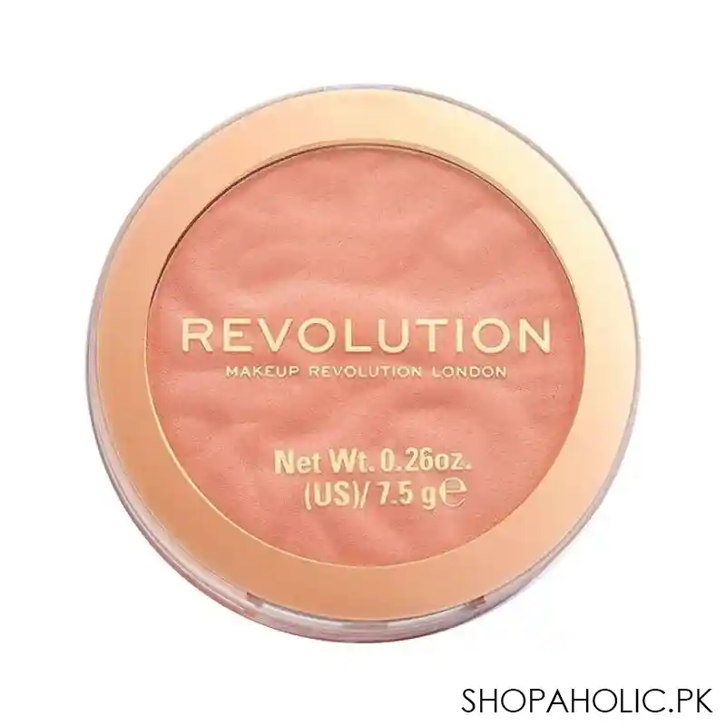 makeup revolution blusher reloaded, peach bliss main image