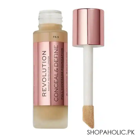 makeup revolution conceal & define full coverage foundation, f8.5 image2