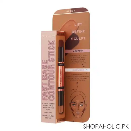 makeup revolution fast base contour stick, medium main image