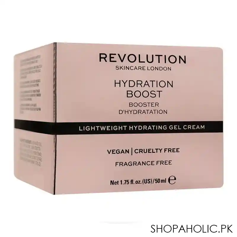 makeup revolution hydration boost lightweight hydrating gel cream, fragrance free, 50ml image2