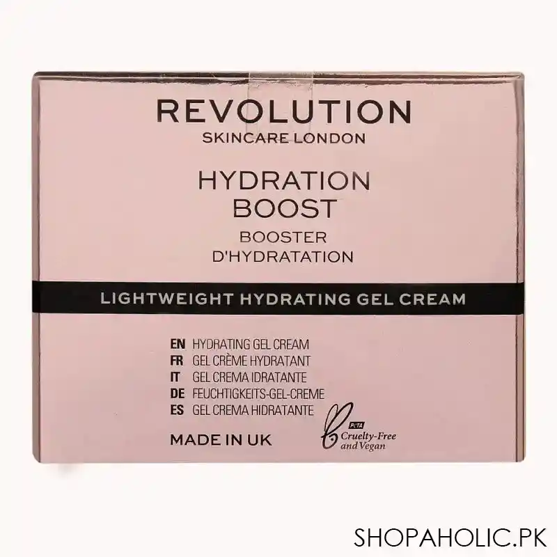 makeup revolution hydration boost lightweight hydrating gel cream, fragrance free, 50ml image3