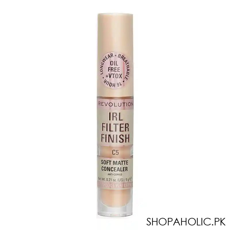 Makeup Revolution IRL Filter Finish Soft Matte Concealer, C5 - Main Image