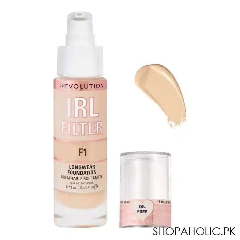 Makeup Revolution IRL Filter Longwear Foundation, F1 - Main Image