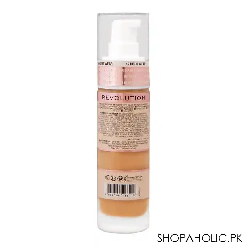Makeup Revolution IRL Filter Longwear Foundation, F10.5 - Image 2