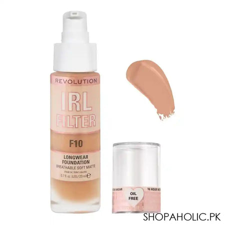 Makeup Revolution IRL Filter Longwear Foundation, F10 - Main Image