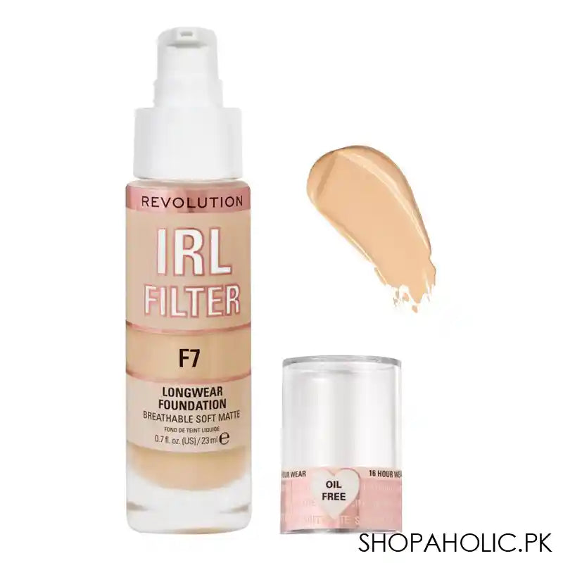 Makeup Revolution IRL Filter Longwear Foundation, F7 - Main Image