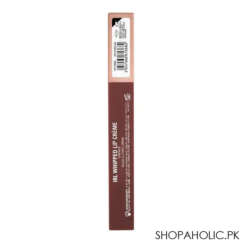 Makeup Revolution IRL Whipped Lip Creme, Burnt Cinnamon - Image 2