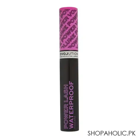 makeup revolution power lash waterproof mascara black image2