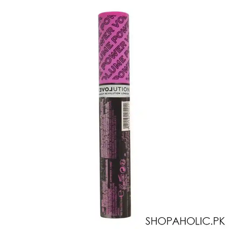 makeup revolution power lash waterproof mascara black image3