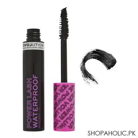 makeup revolution power lash waterproof mascara black main image