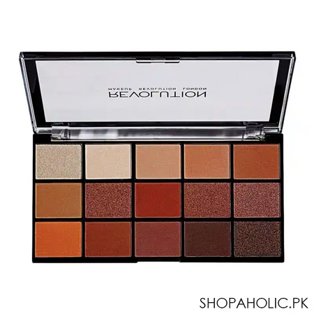 makeup revolution reloaded eyeshadow palette, iconic fever, 15 pack image2