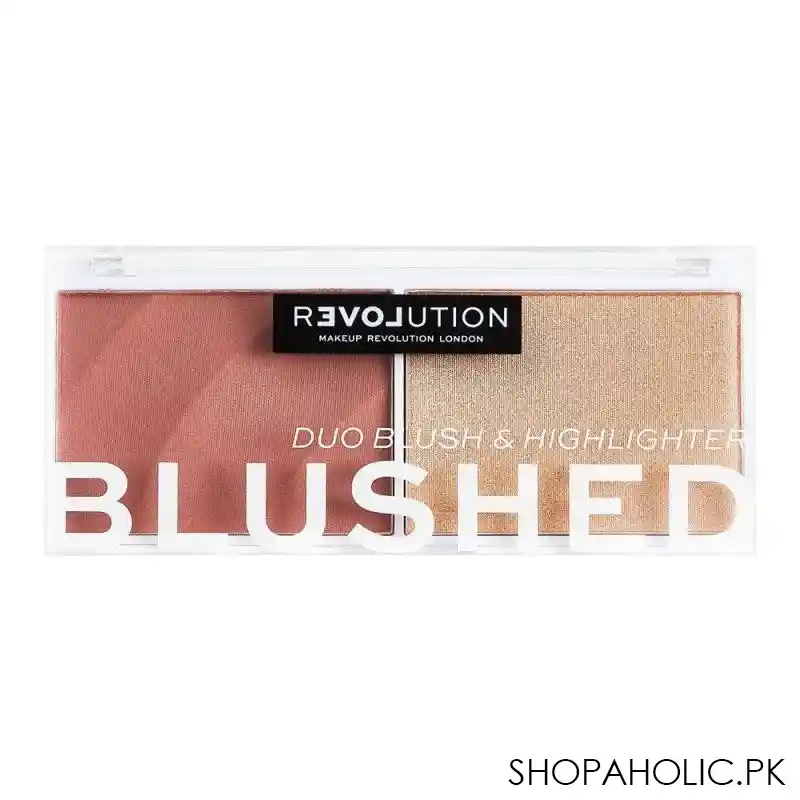 makeup revolution relove blushed duo blush & highlighter, kindness main image