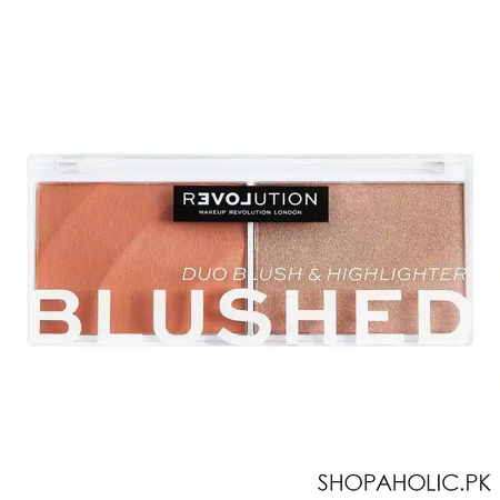 makeup revolution relove blushed duo blush & highlighter, queen main image