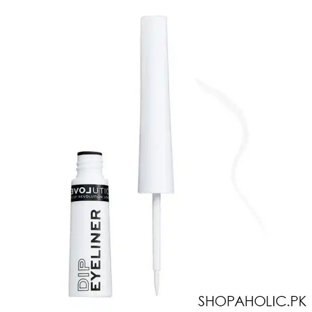 makeup revolution relove dip eyeliner, white main image
