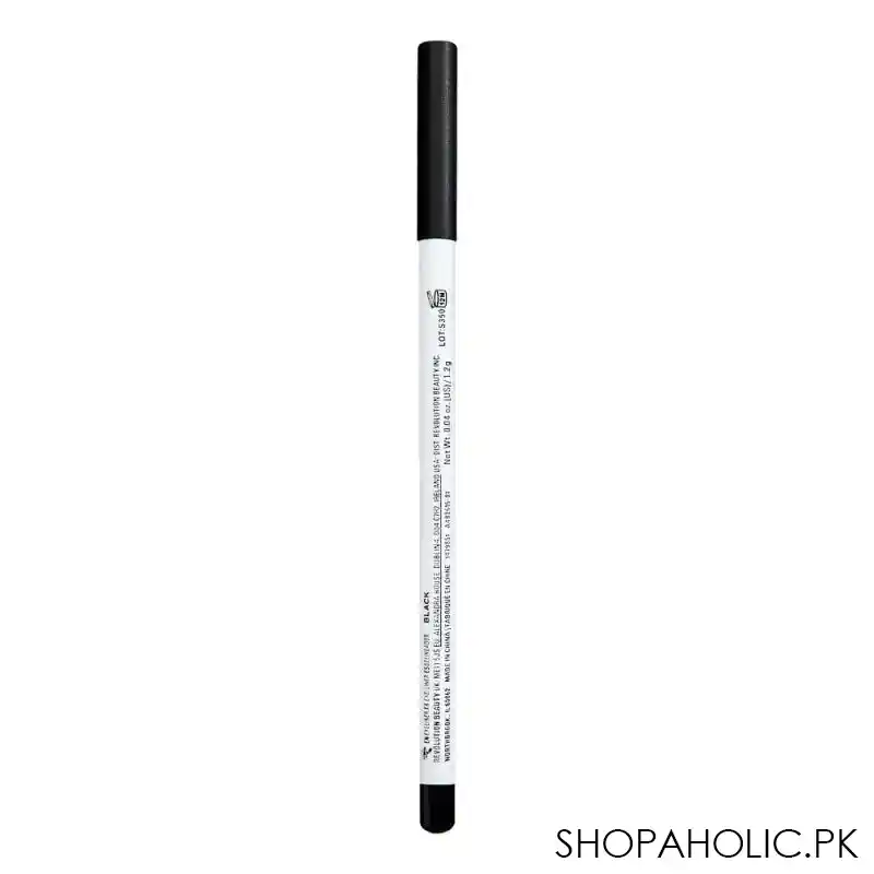 makeup revolution relove kohl eyeliner pencil, black image3