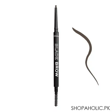 makeup revolution relove micro blade brow pencil, dark brown main image