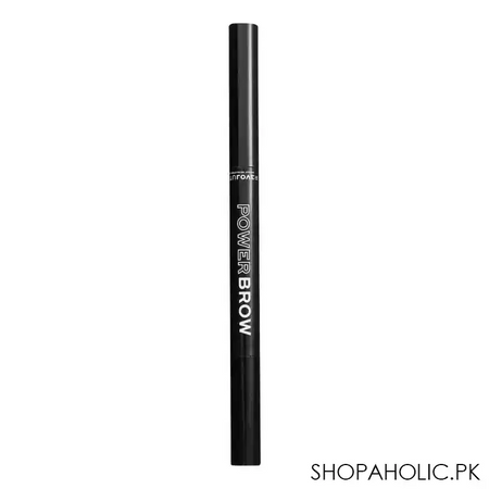 makeup revolution relove powder brow pencil, dark brown image2