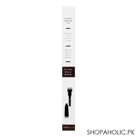 makeup revolution relove powder brow pencil, dark brown image5