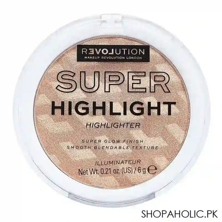 Makeup Revolution Relove Super Highlight Highlighter, Rose - Image 4