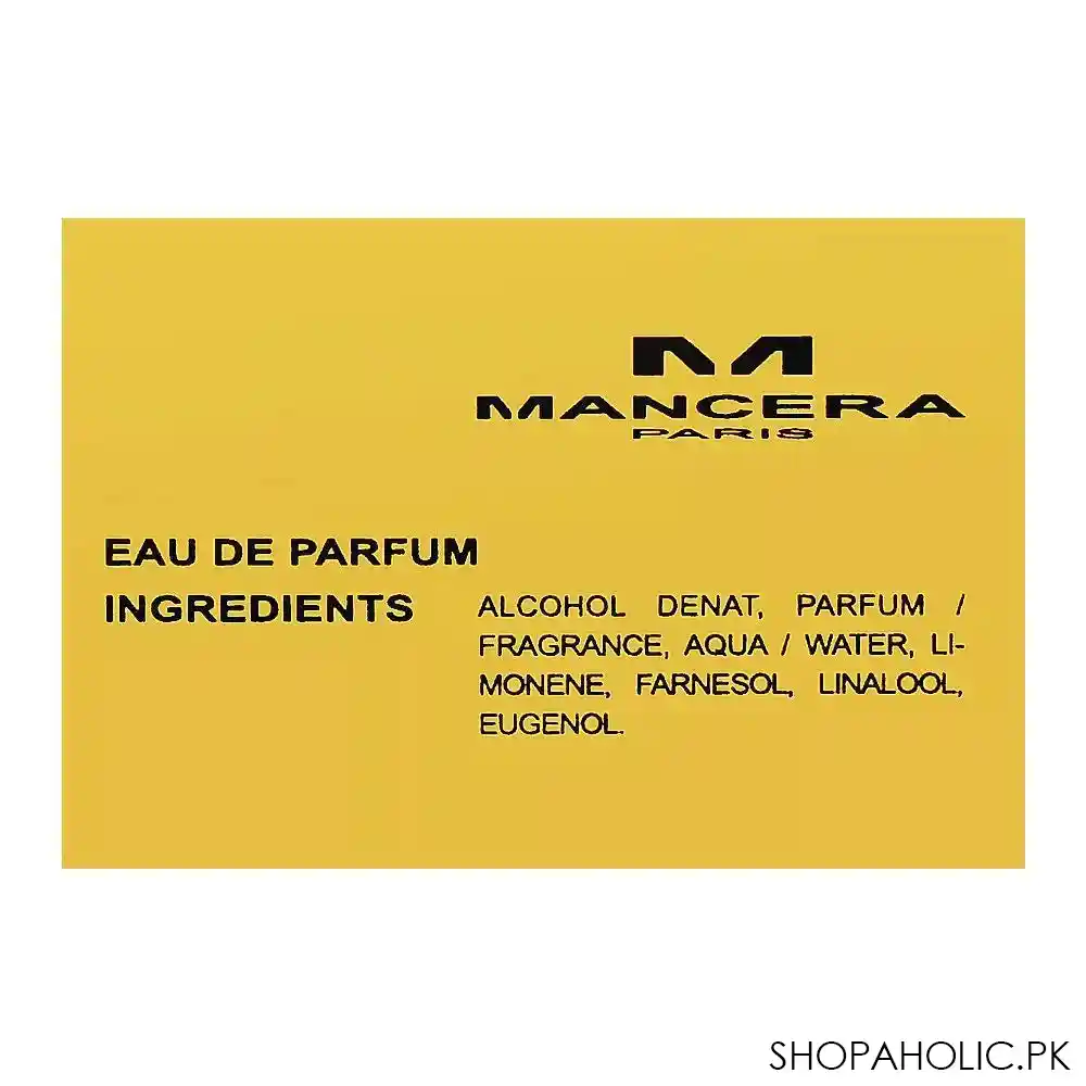 mancera aoud vanille eau de parfum, for men & women, 120ml image4