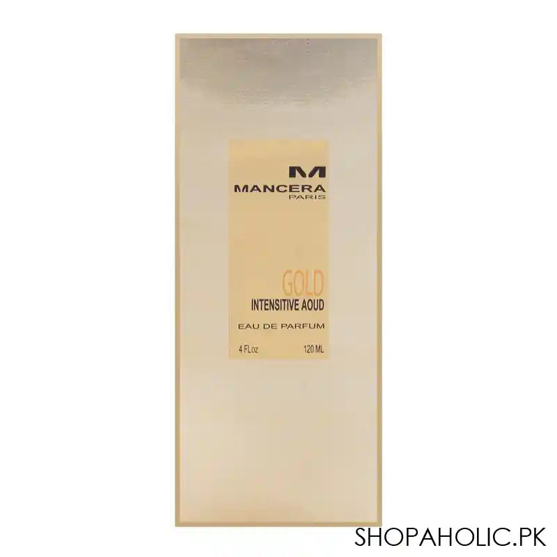 Mancera Gold Intensitive Aoud Eau de Parfum 120ml - Image 3