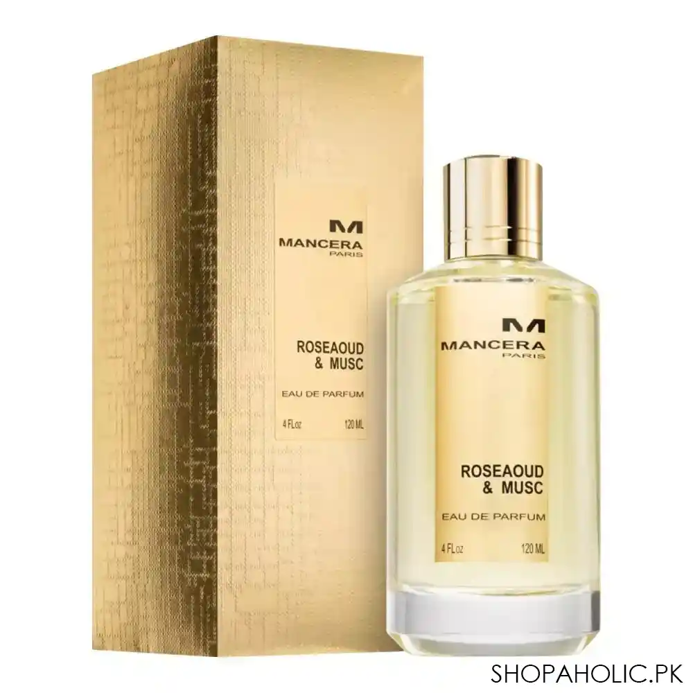 mancera rose aoud & musc eau de parfum, for men & women, 120ml image2