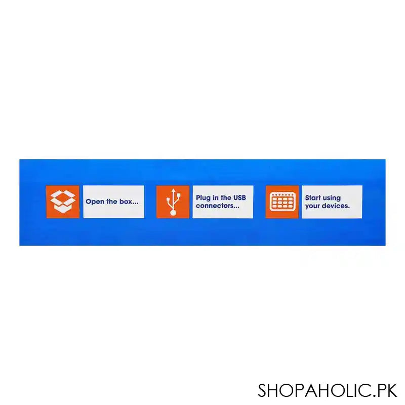 Manhattan Wired Keyboard And Optical Mouse Set, 180481 - Image 2