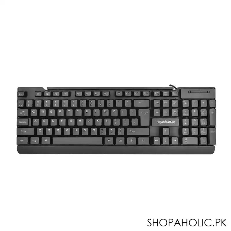 Manhattan Wired Keyboard And Optical Mouse Set, 180481 - Image 4