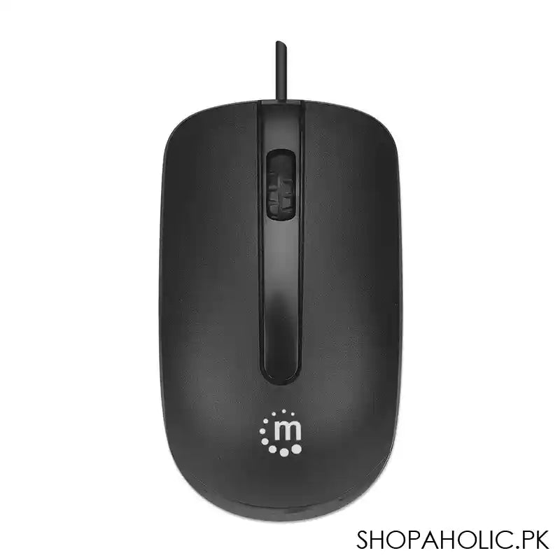 Manhattan Wired Keyboard And Optical Mouse Set, 180481 - Image 5