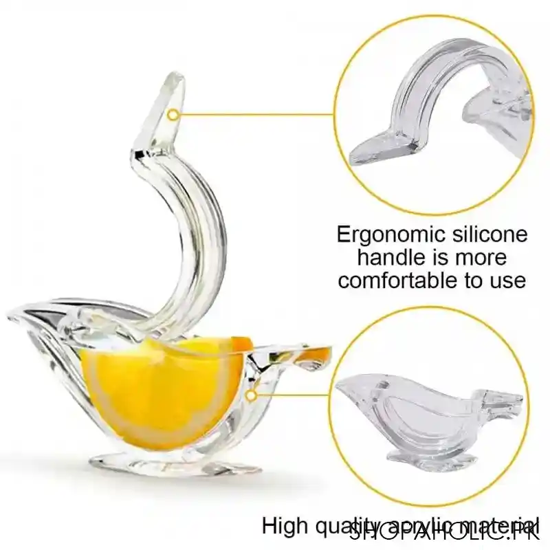 manual acrylic bird lemon slice squeezer image4