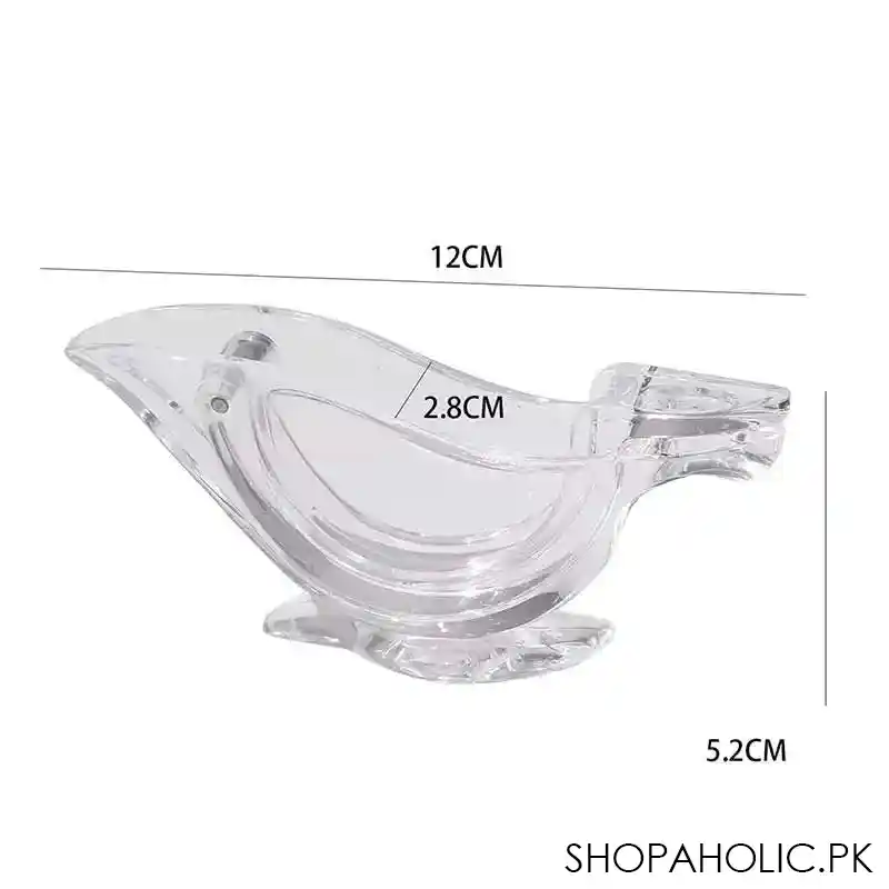 manual acrylic bird lemon slice squeezer image5