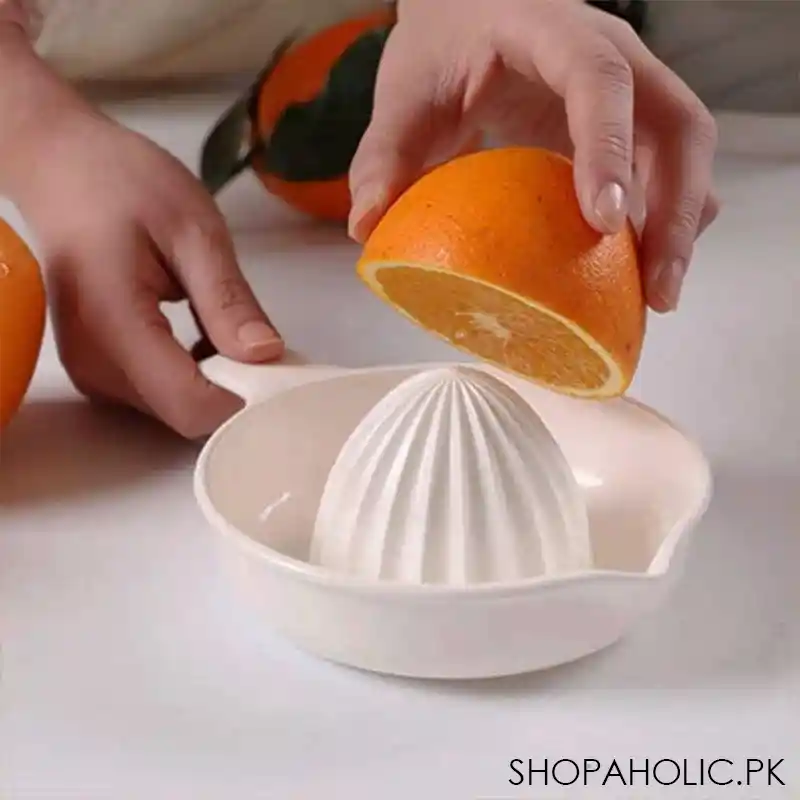 manual fruit press squeezer orange juicer image6