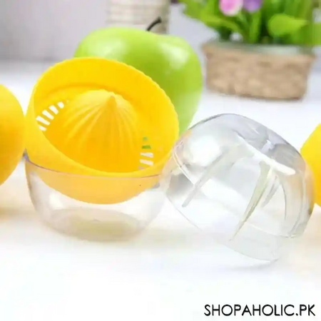 manual lemon matic juice extractor mini device *(size 8.5 x 7 cm) image4