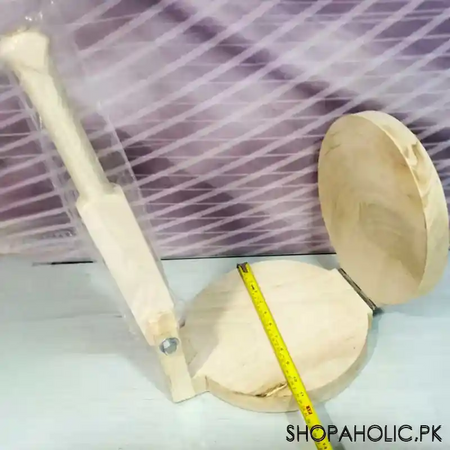 manual press wooden roti maker image2