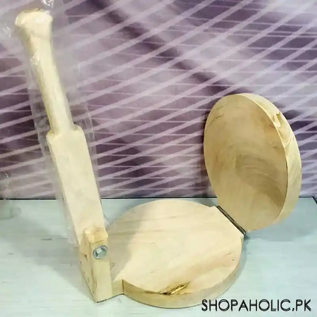 manual press wooden roti maker image3