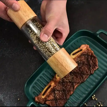 manual sea salt pepper grinder image2
