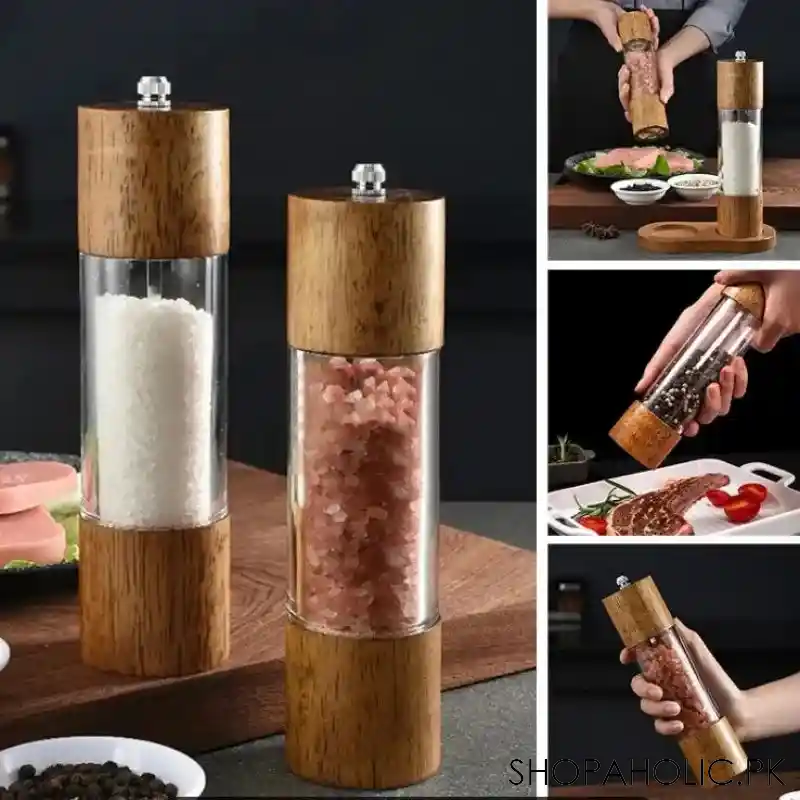 manual sea salt pepper grinder image5