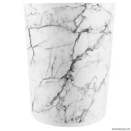 marble pattern trash bin image3