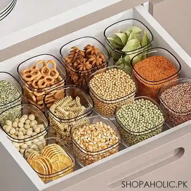 marble transparent storage jar image4