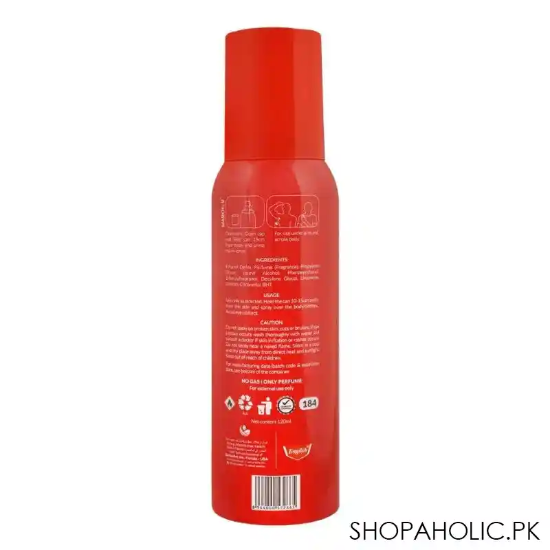 markhor diva no gas body spray, for women, 120ml image2