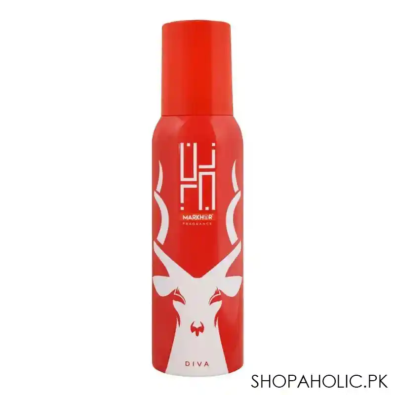 markhor diva no gas body spray, for women, 120ml main image