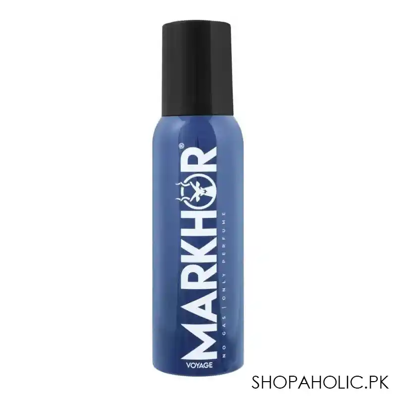 markhor voyage no gas body spray, for men, 120ml main image