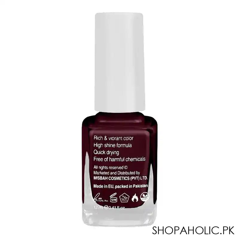 Masarrat Misbah Nail It Nail Polish/Lacquer, 12ml, 001 Daring - Image 2