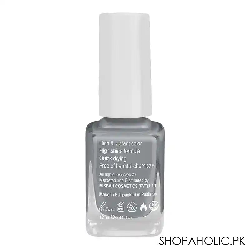 Masarrat Misbah Nail It Nail Polish/Lacquer, 12ml, 014 Midnight - Image 2