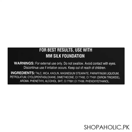 Masarrat Misbah Pro Matte Velvet Pressed Powder, 14g, Vanilla 03 - Image 2